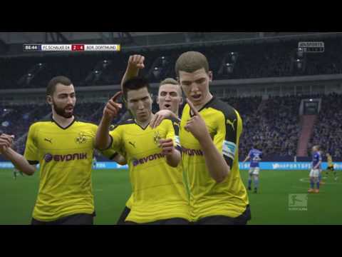 FIFA 16 Borussia Dortmund | Nuri Sahin Freekick Vs Schalke FC