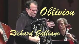 Oblivion (Piazzolla) - Richard Galliano sextet, Sebastien Surel solo violin