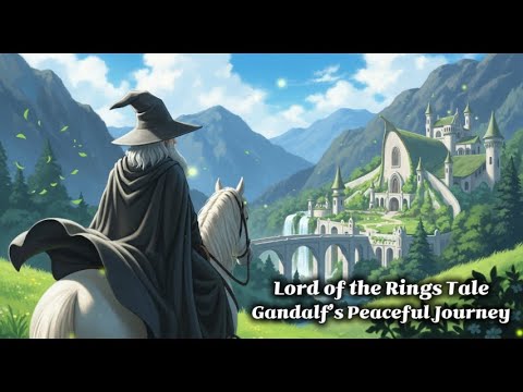 Gandalf's Peaceful Journey to Rivendell | Relaxing Lofi Inspired by Lord of the Rings