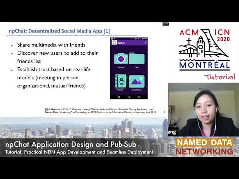 npChat Application Design and Pub-Sub @ ACM ICN 2020 NDN Tutorial