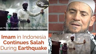 Dr.Ibrahim Dremali REACTS to this Muslim Imam praying the Salah in Islam during the Shocking Earthquake in Indonesia WATCH...