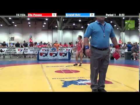 Men 55 KG / 121.25 lbs - Vito Pasone vs. Kyndall Rutz