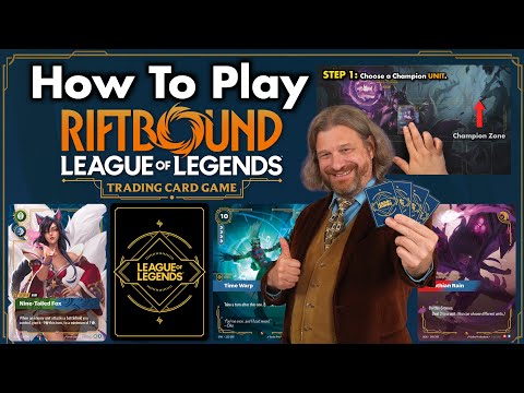 How To Play Riftbound | Learn To Play In Less Than 15 minutes! A League Of Legends Trading Card Game