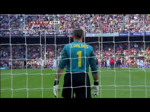 FC Barcelona vs Xerez (1-0 Jeffren )HD