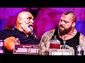 "HEADBUTTING MIDGETS!" - John Fury and Eddie Hall Go Back And Forth At Final Presser For Tommy Fight