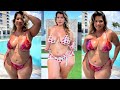 Claudia Rojas Iconic Plus Size Model Curvy Stuns In Curvy Bikini Plus Size Bikini BBW Bikini