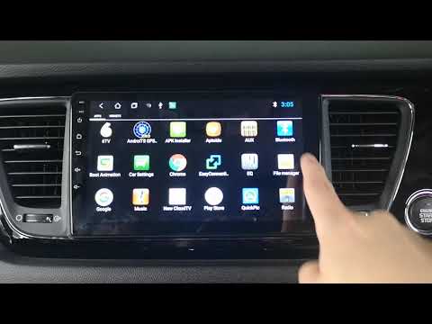 Kia Grand Carnival 2019 Cogoo T Series 2Gb ram 9 inch Android player & oem canbus socket casing