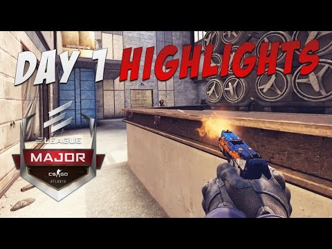 CS:GO - ELEAGUE Atlanta 2017 | Day 1 Highlights