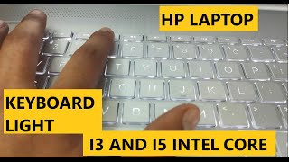 HP LAPTOP KEYBOARD LIGHT HOW TURN ON ( HP ONLY )