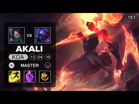 Akali vs Jax Top - KR Master - Patch 13.1 Season 13