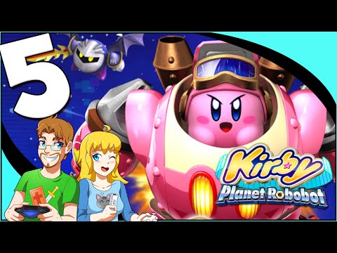 Kirby Planet Robobot 3DS Walkthrough Part 5 Overload Ocean & BOSS