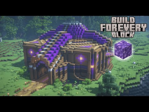 Insane Minecraft Amethyst Library Build!