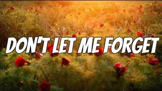 Catherine McGrath - Don't Let Me Forget feat. Hunter Hayes (lyrics)