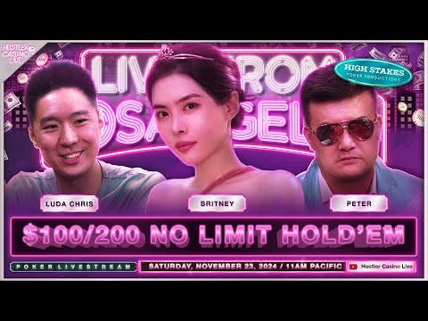 High Stakes Poker! $100/$200 w/ Charles, Wesley, Peter, Stanley, Han & Ryan Feldman!
