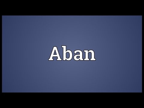 Aban Meaning