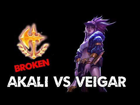 Akali vs Veigar mid - Runas season 10 OTP AKALI