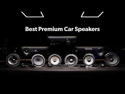 The best premium car speakers for 2026 | Crutchfield