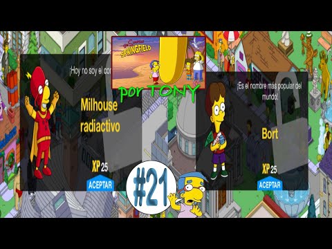 Los Simpson Springfield "VanHouten'20: Cap. 21 - Milhouse radiactivo y Bort" por Tony