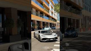 Mercdes AMG One in the streets of Monaco