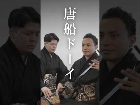 武道学科 唐船ドーイ｜三線といえばこの曲【沖縄民謡】 #shorts