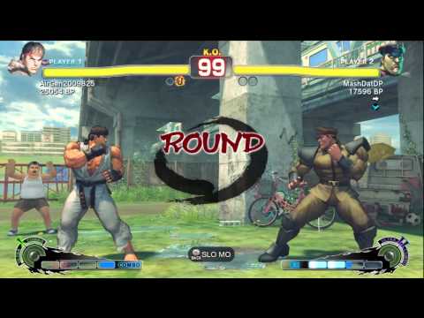 Air [Ryu] vs MashDatDP [Bison] SSF4 Ranked Matches - Xbox Live - TRUE-HD