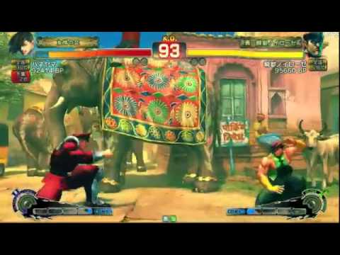 SSF4 AE: Hanamaruki (Sagat), Haneyama (Yang) vs Shiro (Makoto), Shungoku Neurosis (Dictator)