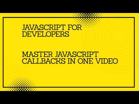 Master Javascript Callbacks In One Video Javascript Typescript Programming Coding