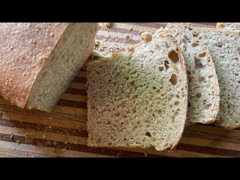 Easy Whole Wheat Sourdough Sandwich Bread