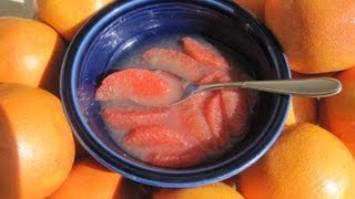 preview picture of video 'GRAPEFRUIT - How to peel & slice segments of GRAPEFRUIT'