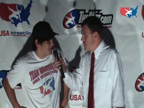 Cadet Greco-Roman 160 pound Champion Tyler Coates of Washington