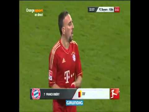 Ribéry Two Yellow Cards in One MiNUT