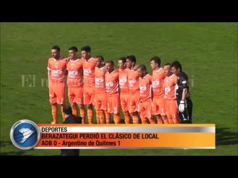 RESUMEN DEL PARTIDO: ADB 0 - ARGENTINO DE QUILMES 1