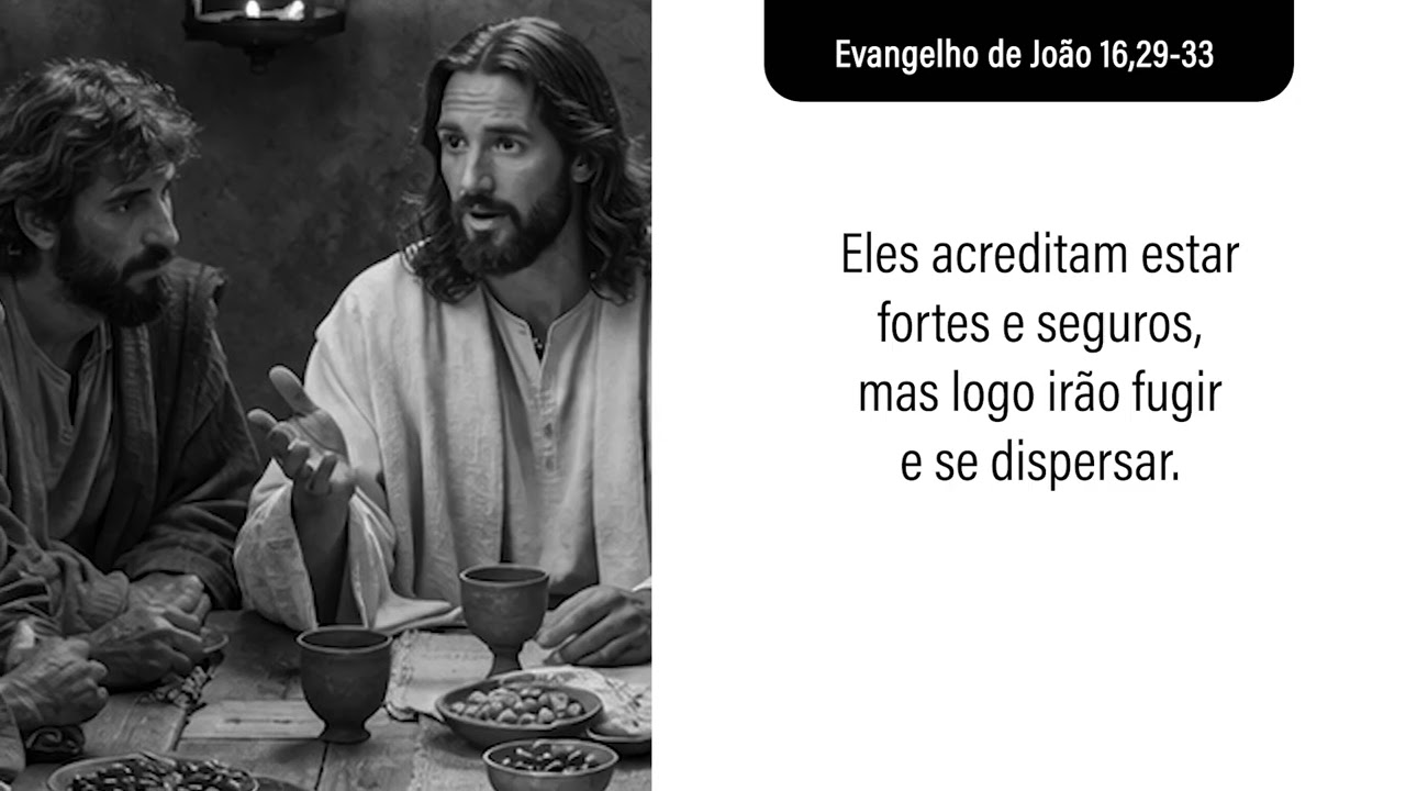 18 de maio Evangelho de João 16,29-33