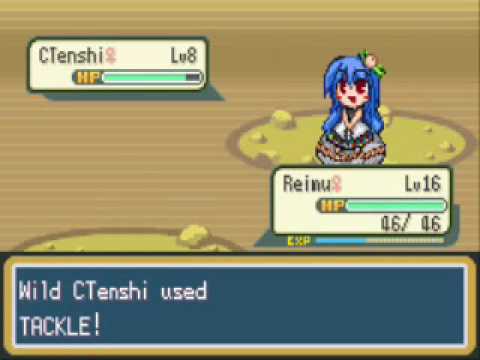 Touhoumon Walkthrough Part 6: out of the rain and into the cave