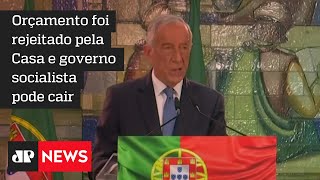 Presidente de Portugal vai dissolver Parlamento após reprovação de orçamento