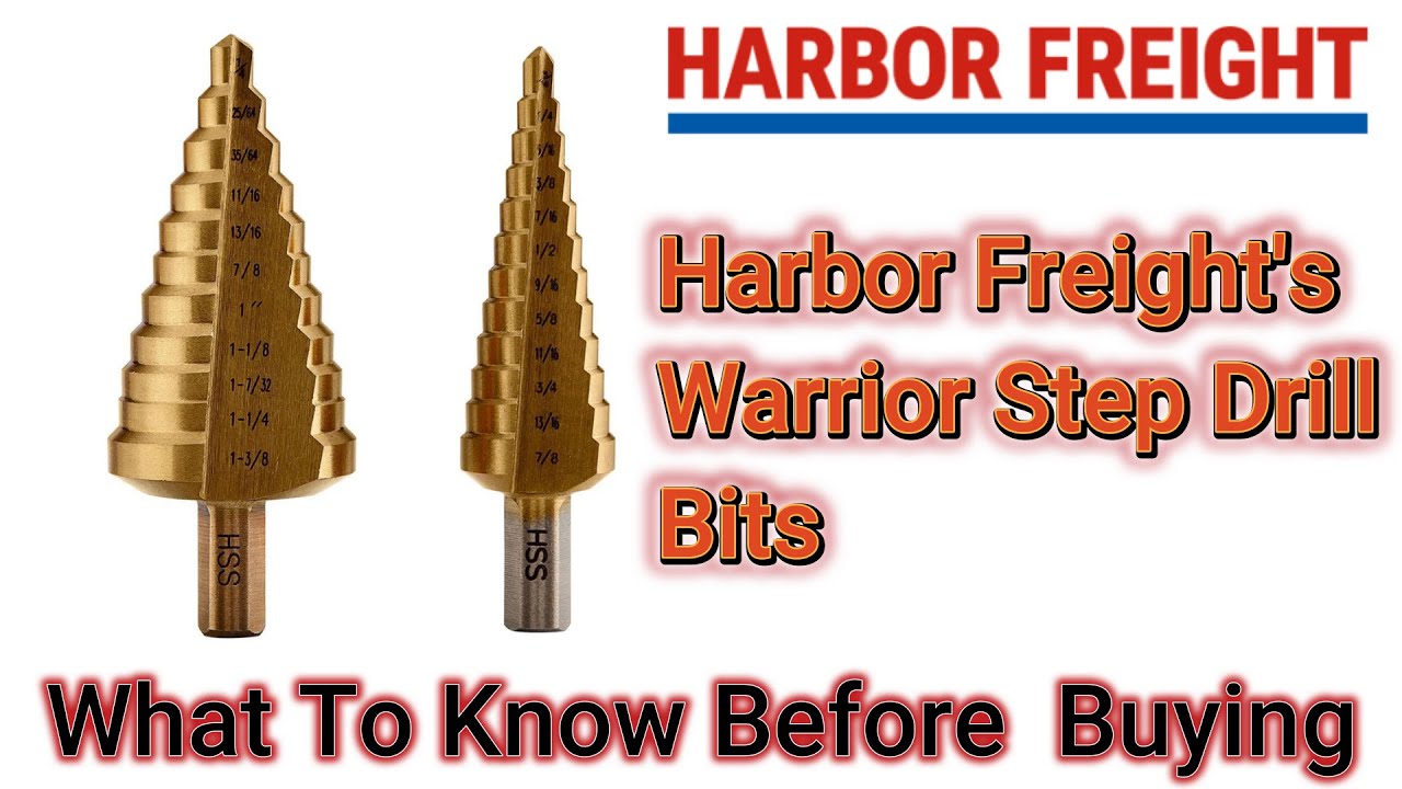 Harbor Freight's Warrior Step Drill Bit - What To Know Before Purchase