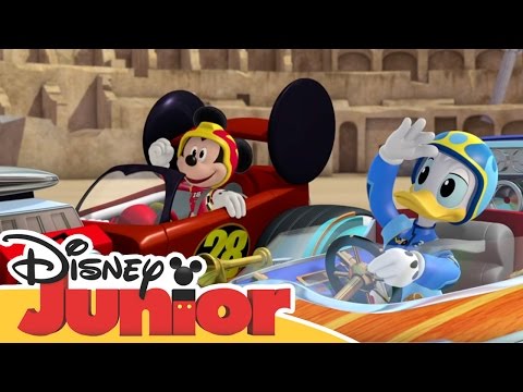 Musse och Racergänget: Inlurade av Petter-Pedal i Colosseum - Disney Junior Sverige