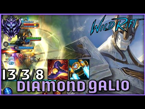 NEW CHAMPION GALIO, BURST IN DIAMOND! | GALIO GAMEPLAY Wild Rift