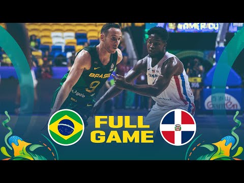 Brazil v Dominican Republic | QUARTER-FINALS | Basketball Full Game | FIBA AmeriCup 2022