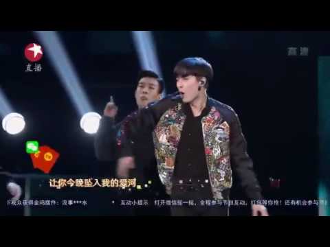 161231 Zhang Yixing LAY - what U need + Lose Control @  DFTV New Year Countdown