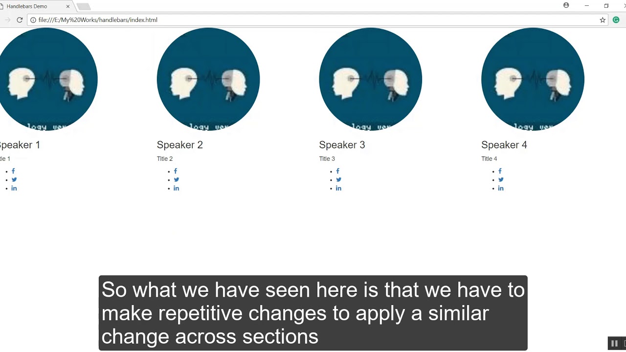 Make Your HTML Pages Dynamic Using Handlebars Templating Engine