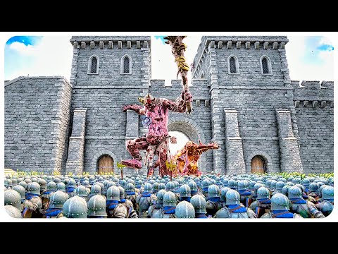 Golden Knights' Fortress vs 2,000,000 CHAOS ARMY - Ultimate Epic Battle Simulator 2 UEBS 2 (4K)
