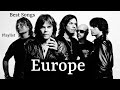 EUROPE - Greatest Hits Best Songs Playlist