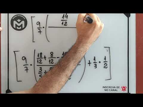 EXPRESSÃO NUMÉRICA COM NÚMEROS RACIONAIS.