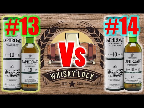 Laphroaig 10yo Cask Strength Batch Comparison 13 vs 14 - Whisky Review 74 extra