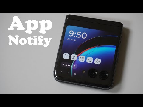Motorola Razr Plus / 40 Ultra - How To Turn Off App Notifcations and Clear Cache