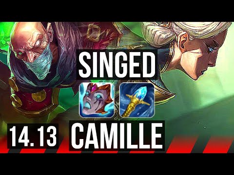 SINGED vs CAMILLE (TOP) | Rank 5 Singed, 4/3/17 | VN Master | 14.13