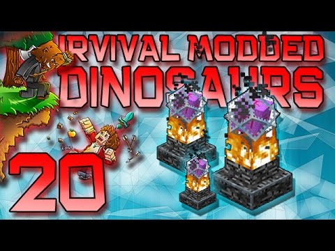 Minecraft: Modded Dinosaur Survival Let's Play w/Mitch! Ep. 20 - End Healers Must Die!