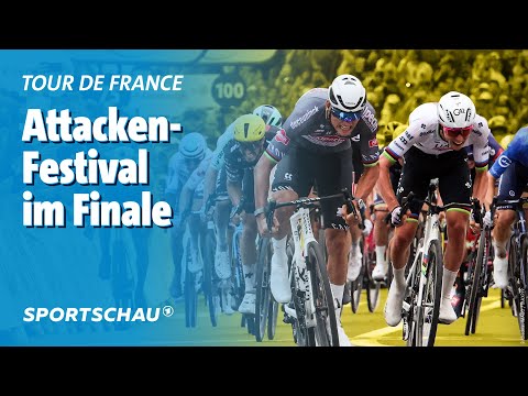 Tour de France, 2. Etappe Highlights: Favoriten-Battle in Boulogne-sur-Mer | Sportschau
