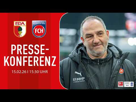 Die Pressekonferenz nach dem Spiel gegen Augsburg